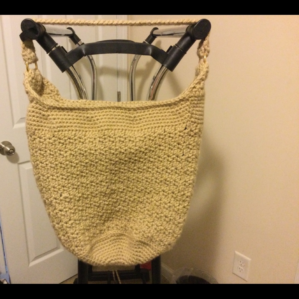 New Hand Crochet Hobo Bag